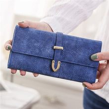 Load image into Gallery viewer, Pink Leather Long Wallet