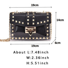 Load image into Gallery viewer, Clear Transparent PVC Designer Bags